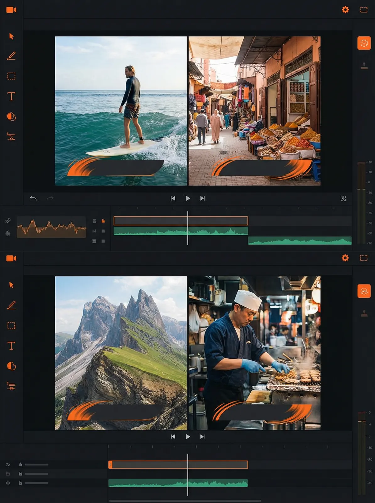 中欧体育 app Vlog开场模板设计